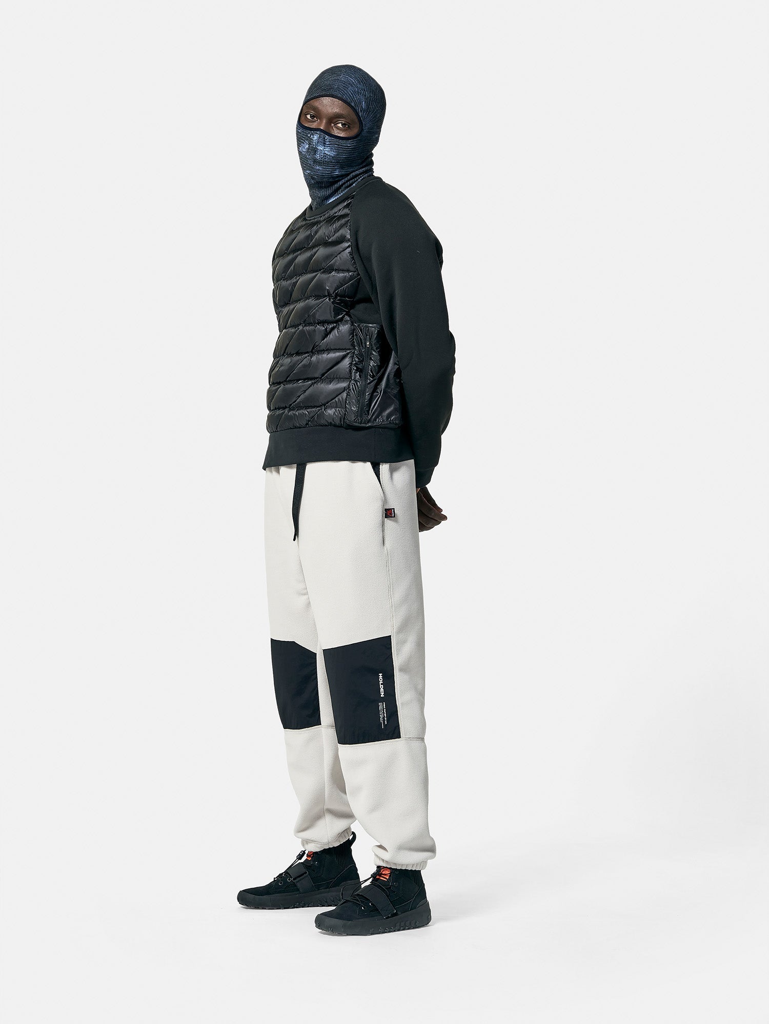 Holden Outerwear Hybrid Down Crew - Black — alternative angle