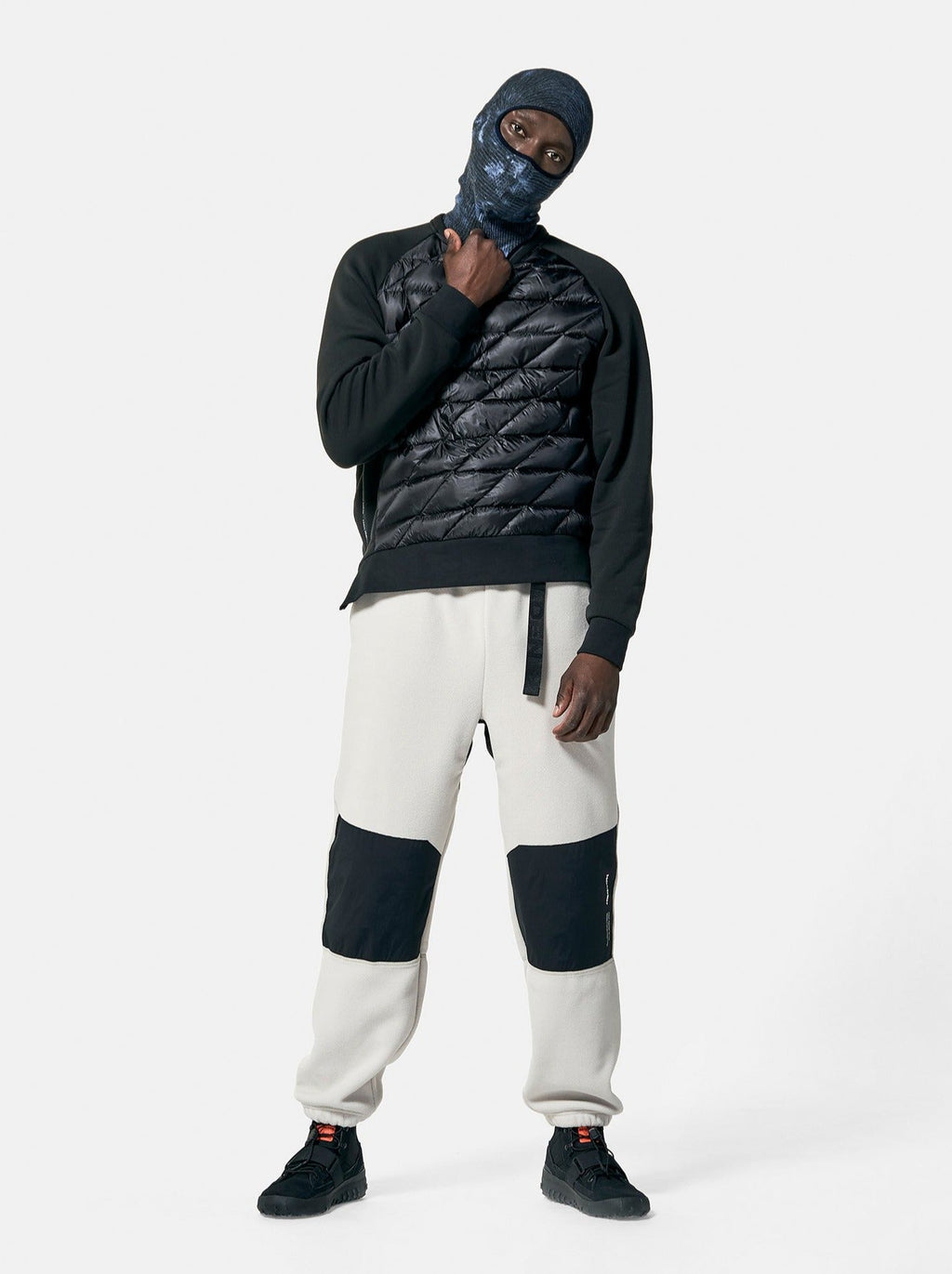 Holden Outerwear Hybrid Down Crew - Black — back view