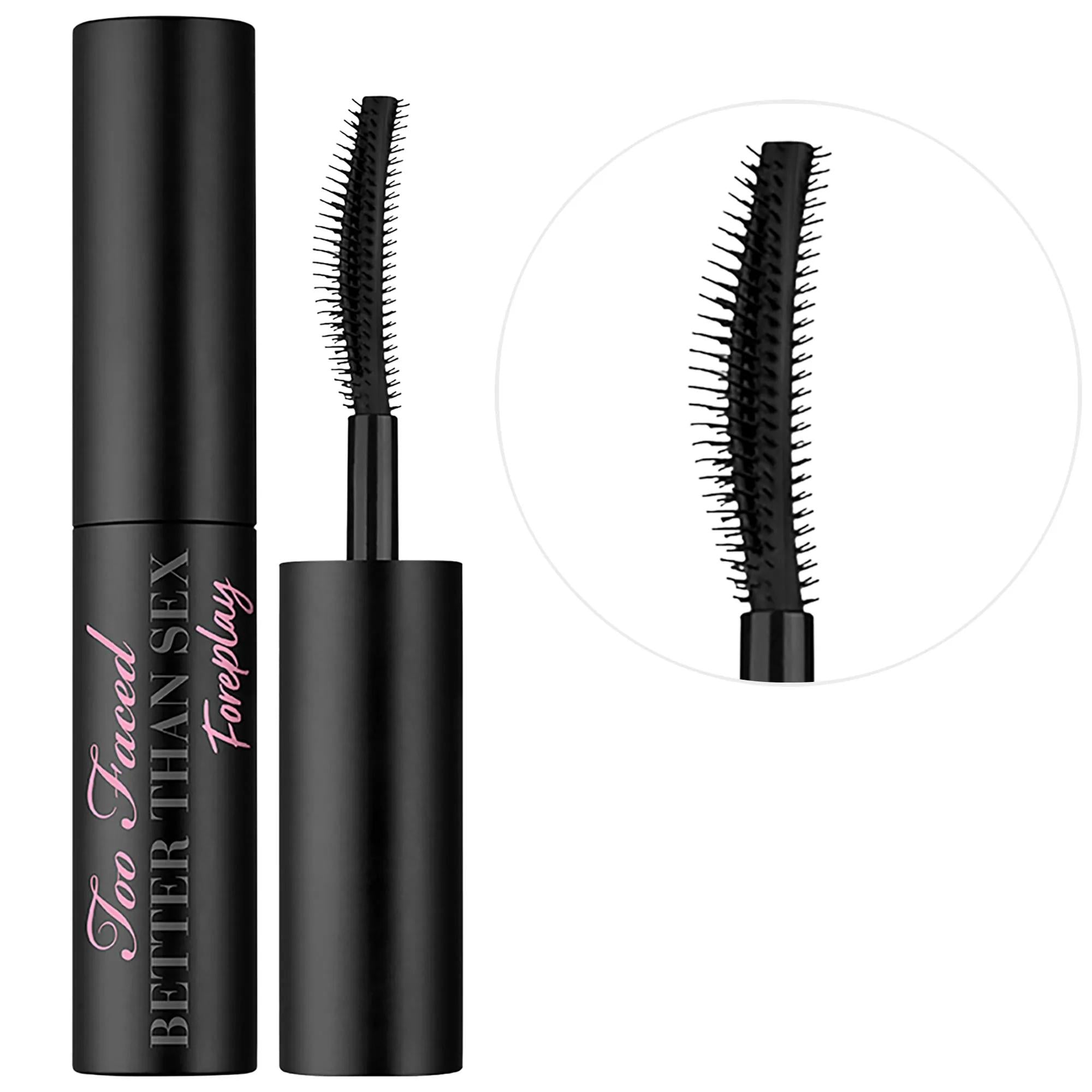 Too Faced Mini Better Than Sex Foreplay Mascara Primer: Nourishing Lash Base for Extreme Volume, Length & Curl - Cruelty & Paraben-Free.