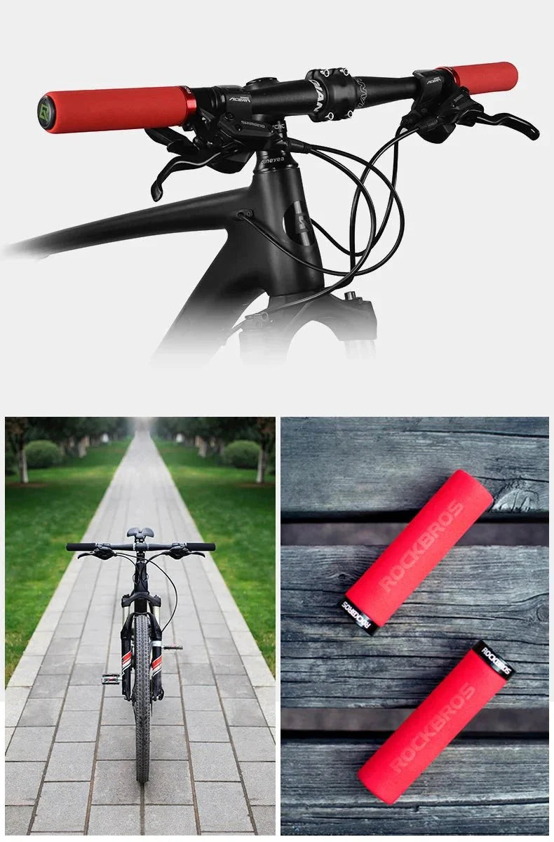 ROCKBROS Cycling Grips: Boost Ride Comfort & Control!
