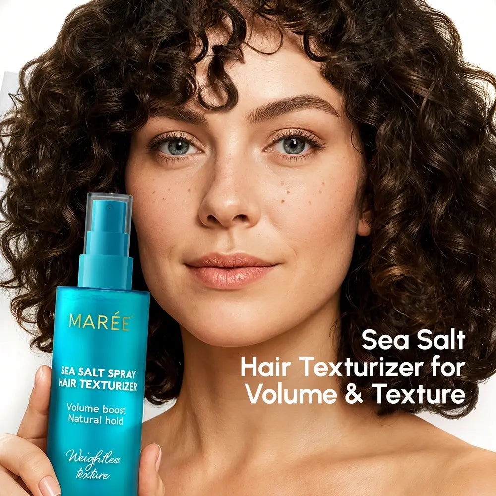 Maree Keratin & Sea Salt Hair Texturizer — detail close-up
