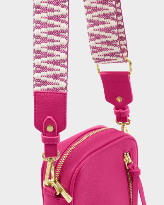KADOU BOUTIQUE Hallie Small Crossbody Bag — fabric or material detail