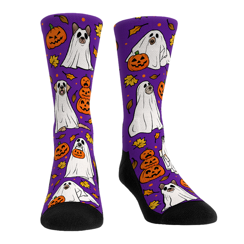 Rock 'Em Socks Rock 'Em Socks Ghost Dogs All-Over — main product shot