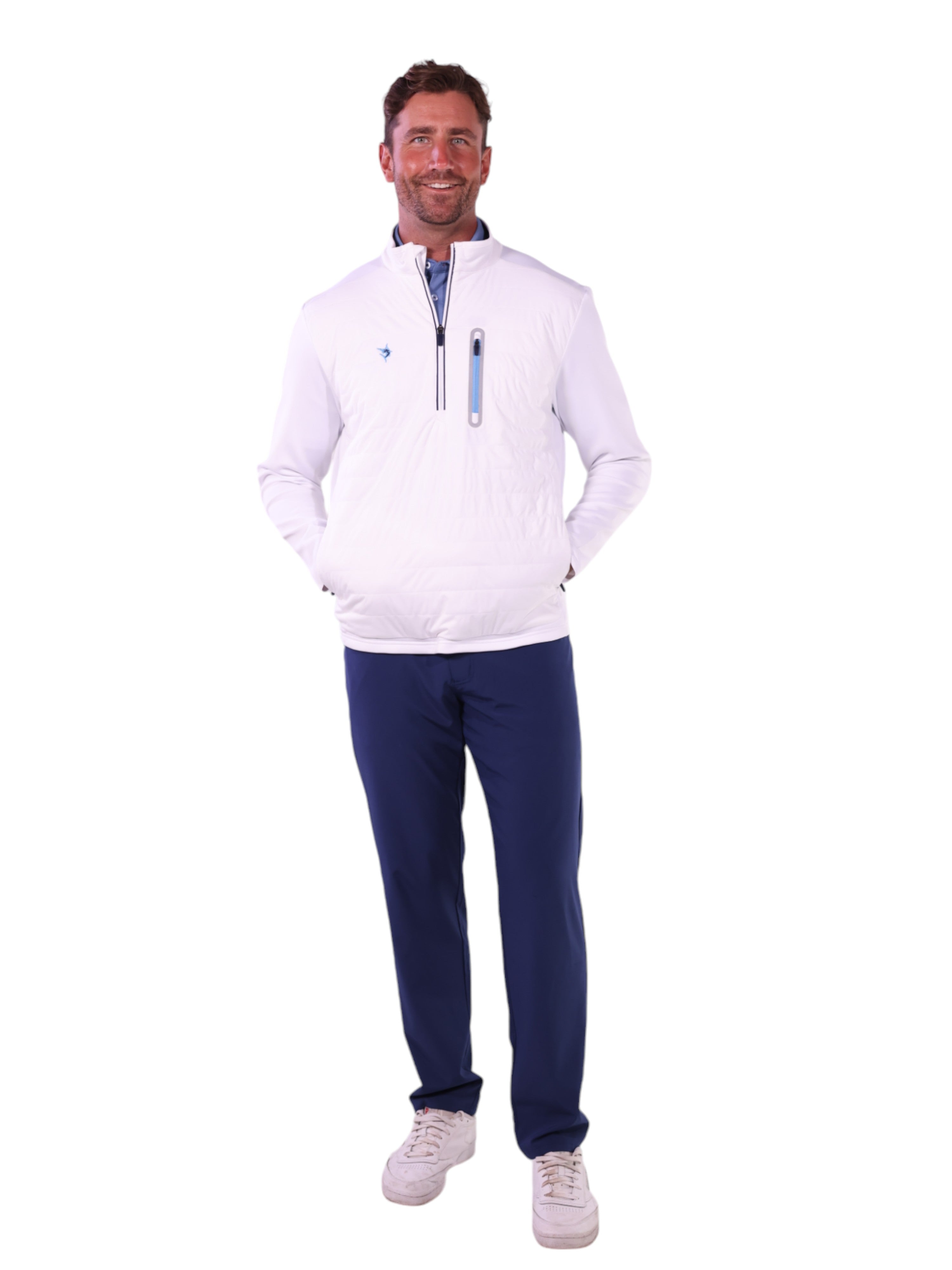 Hampton Pullover Technical Layer – White Water Life, view 5