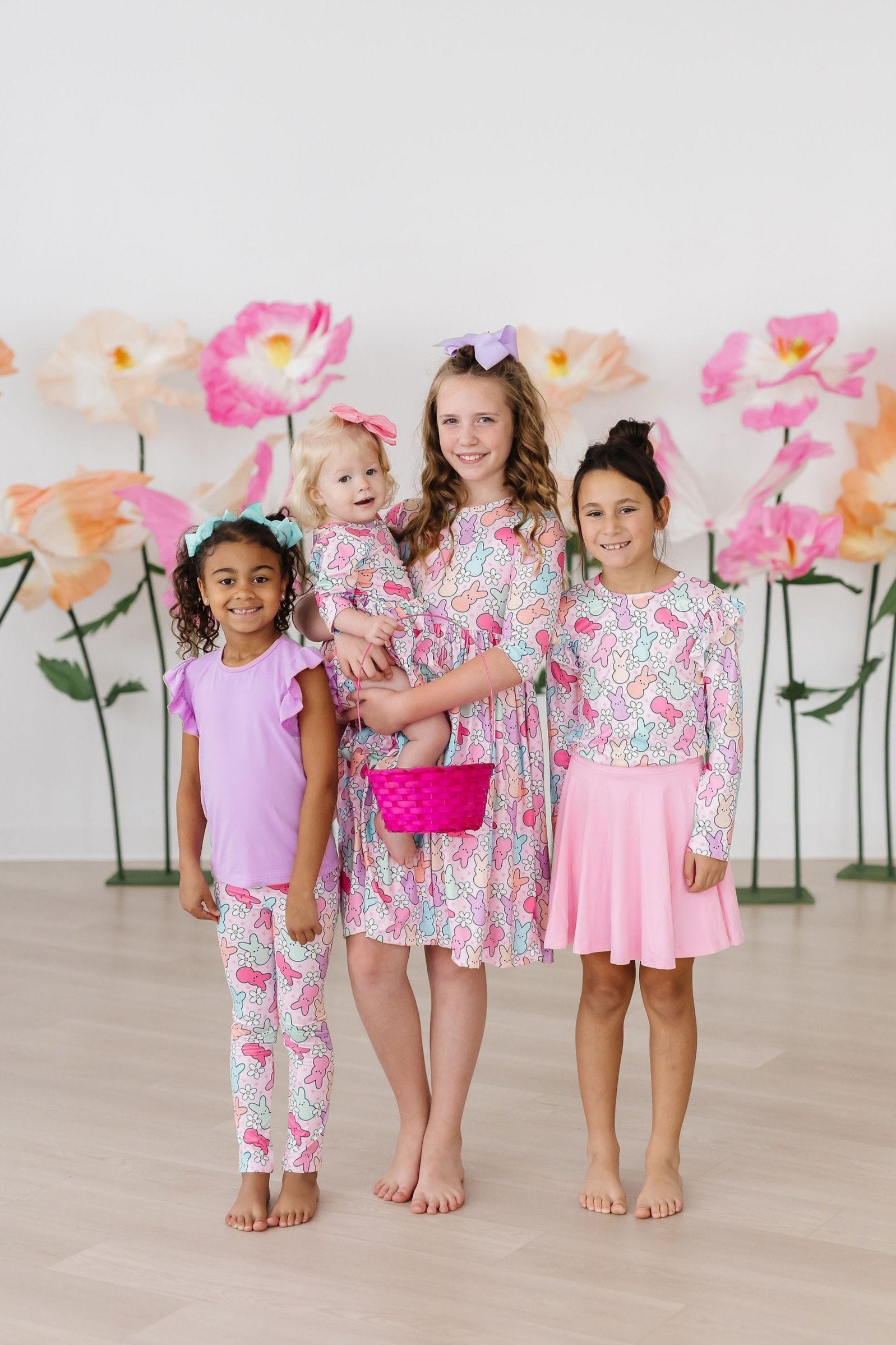 Mila & Rose ® Hangin with My Peeps Twirl Bodysuit — lifestyle context