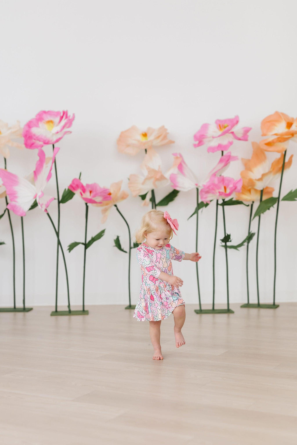 Mila & Rose ® Hangin with My Peeps Twirl Bodysuit — back view