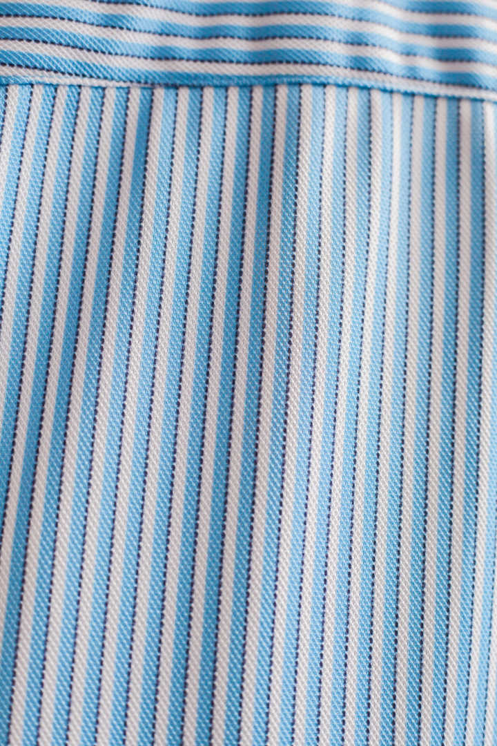 Buki Hansen Stripe Long Sleeve Tech Shirt — lifestyle context