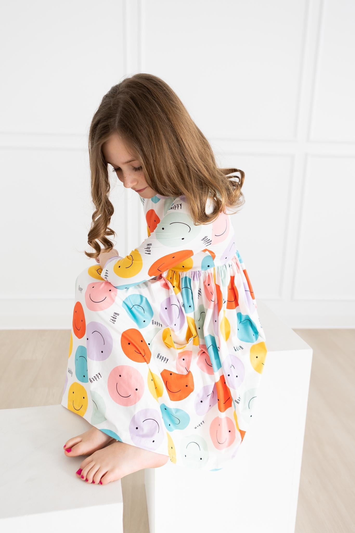 Mila & Rose ® Happy Days 3/4 Pocket Twirl Dress — lifestyle context