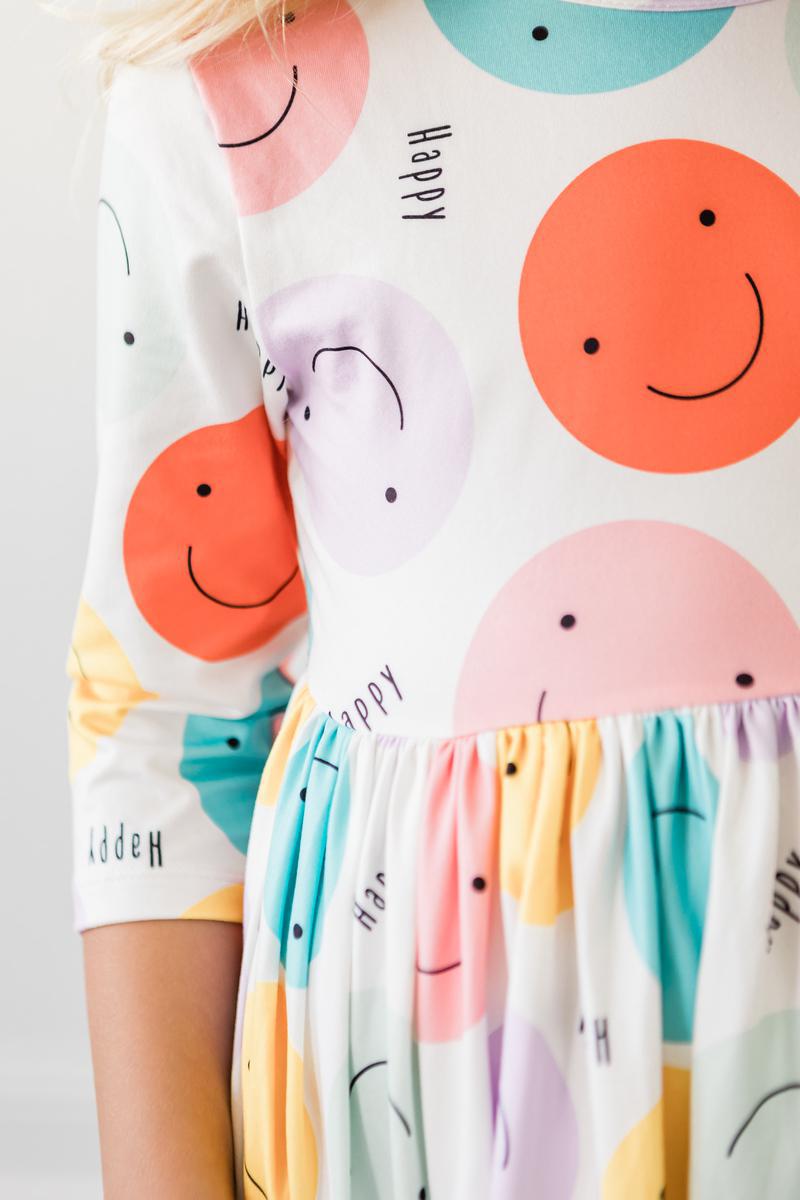 Mila & Rose ® Happy Days 3/4 Pocket Twirl Dress — alternative angle