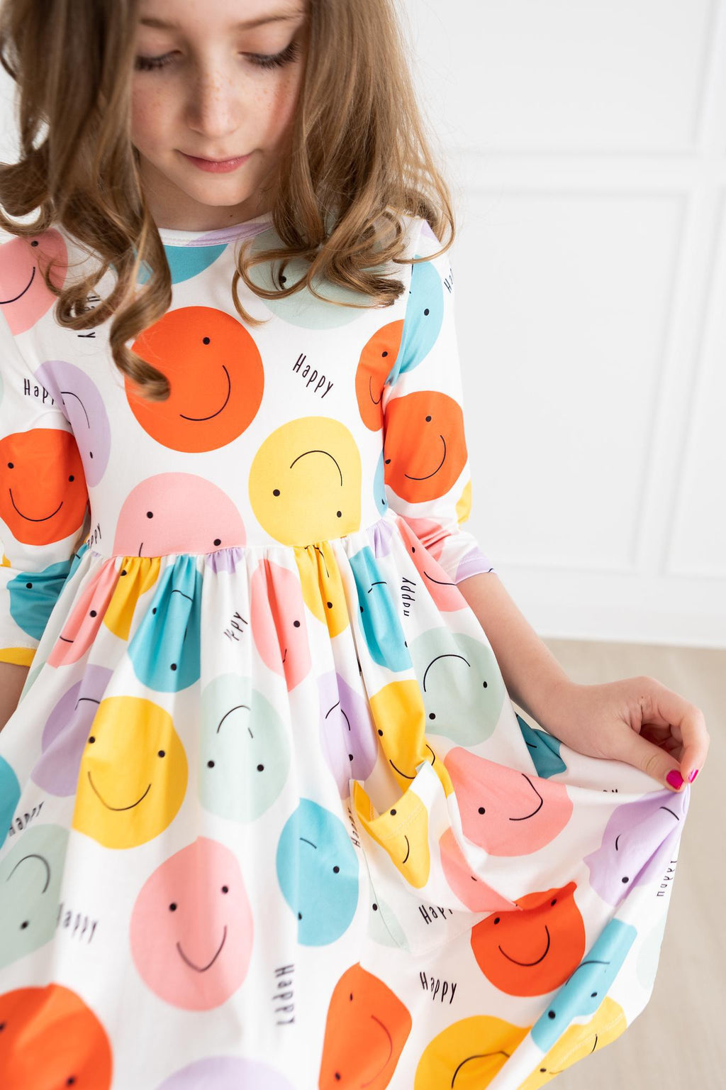 Mila & Rose ® Happy Days 3/4 Pocket Twirl Dress — main product shot