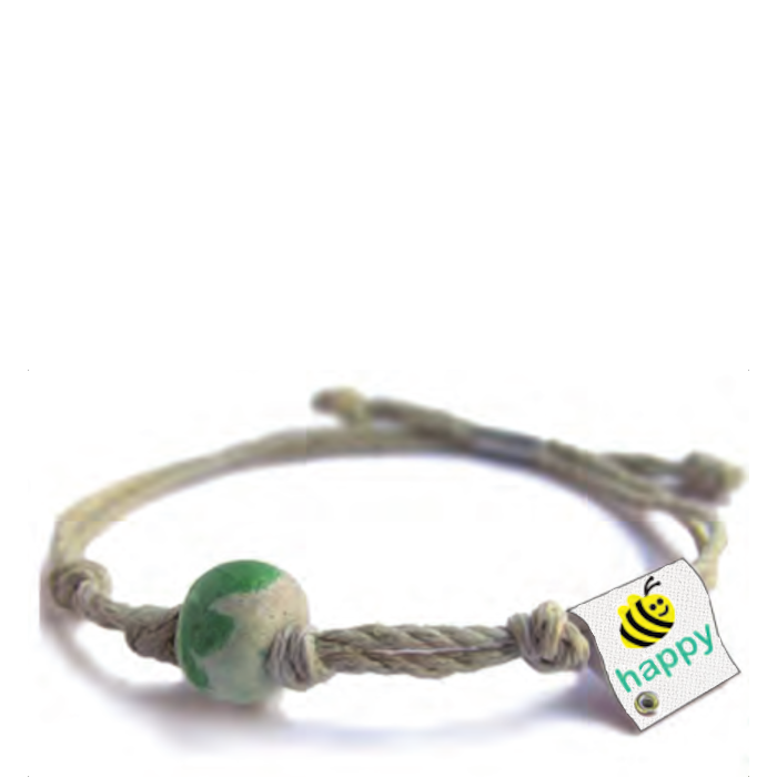 Earth Bands Bee Happy | Earth Vibes — back view