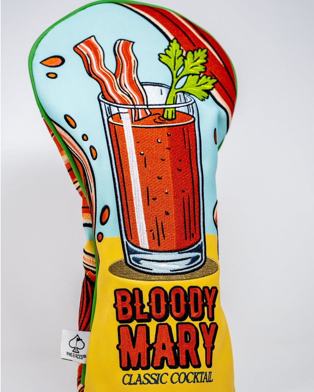 Pins and Aces Bloody Mary - Driver Cover — side view