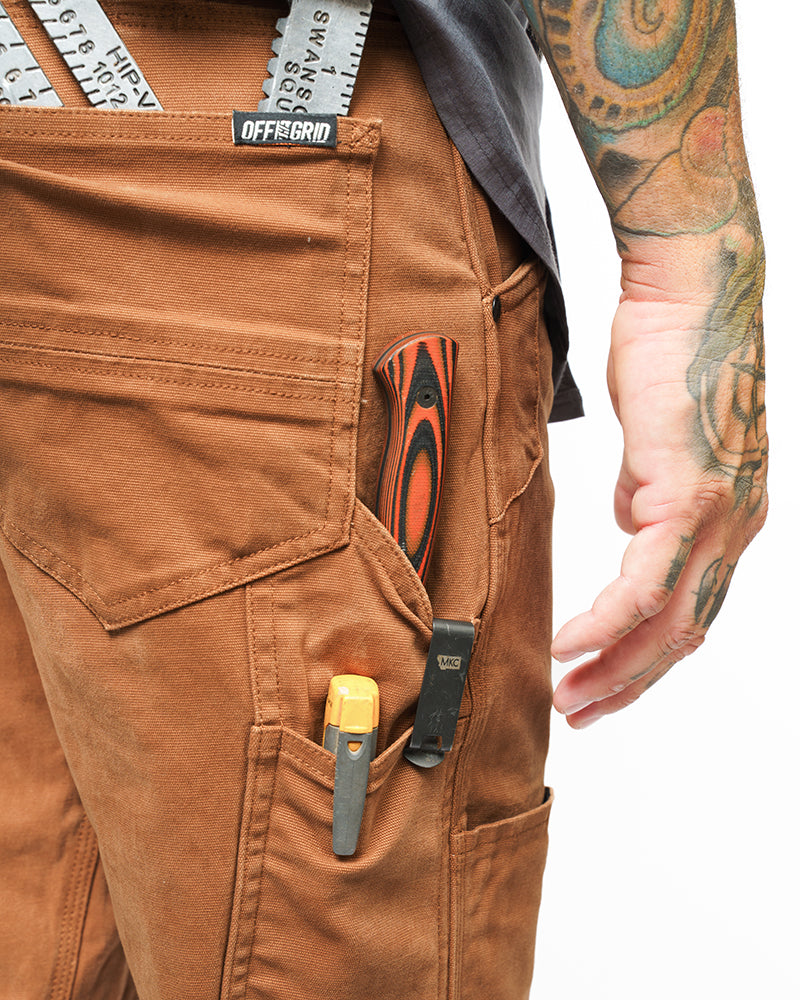 Off The Grid Surplus Hardened Double Knee Pant - TOB — lifestyle context