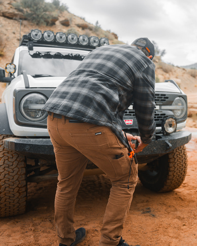 Off The Grid Surplus Hardened Double Knee Pant - TOB — detail close-up