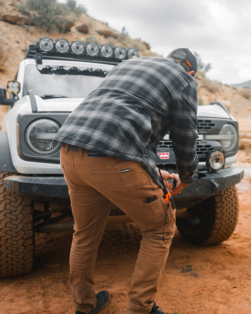 Off The Grid Surplus Hardened Double Knee Pant - TOB — detail close-up