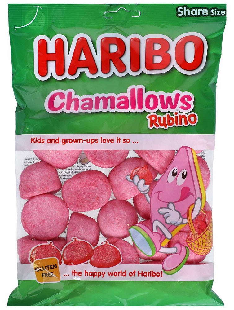 Haribo Rubino Strawberry Flavored Marshmallow Confectionery - 70g Soft & Chewy Treat