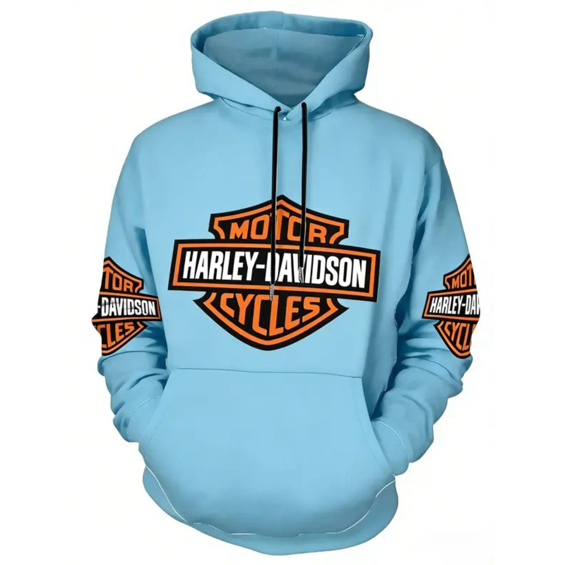 Pasimax Harley-Davidson Vintage Logo Hoodie – Hardcore Motorcycle Culture Pullover, Retro Biker Aesthetic Streetwear, Unisex 