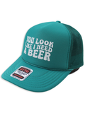 Luckless Outfitters You Look Like I Need A Beer Trucker Hat — main product shot