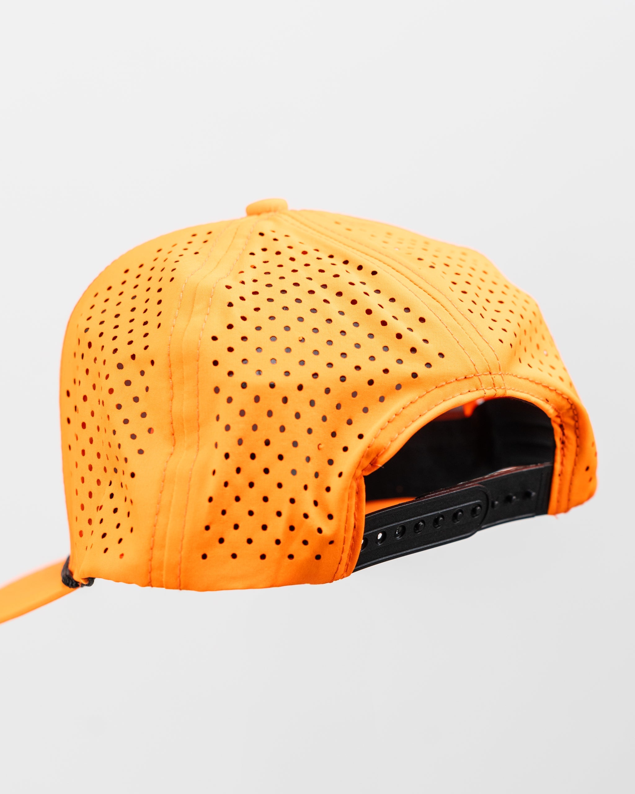 Perforated Rope Hat - Highlighter Orange – Pins and Aces, view 13
