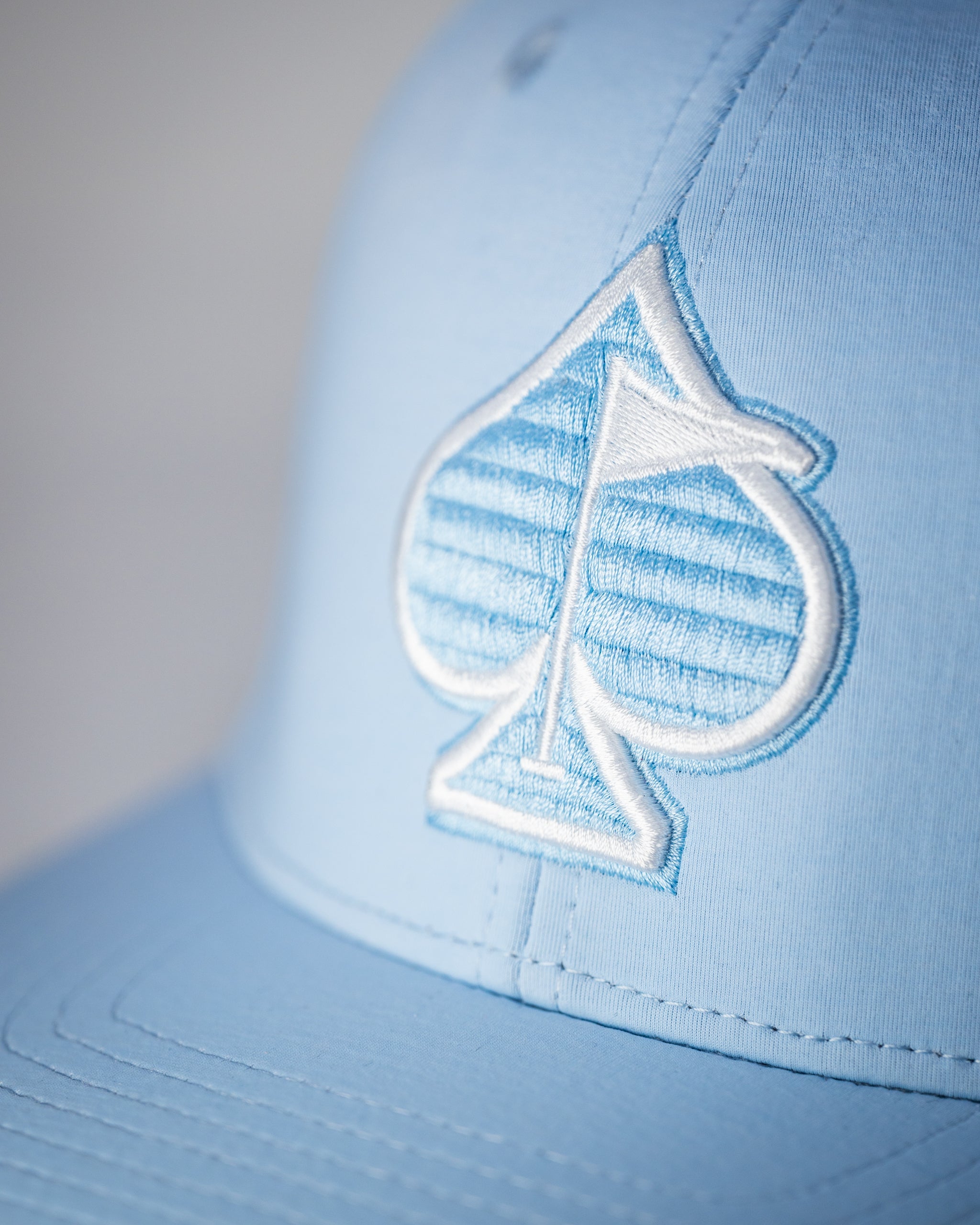 Performance Spade Hat - Carolina Blue – Pins and Aces, view 9