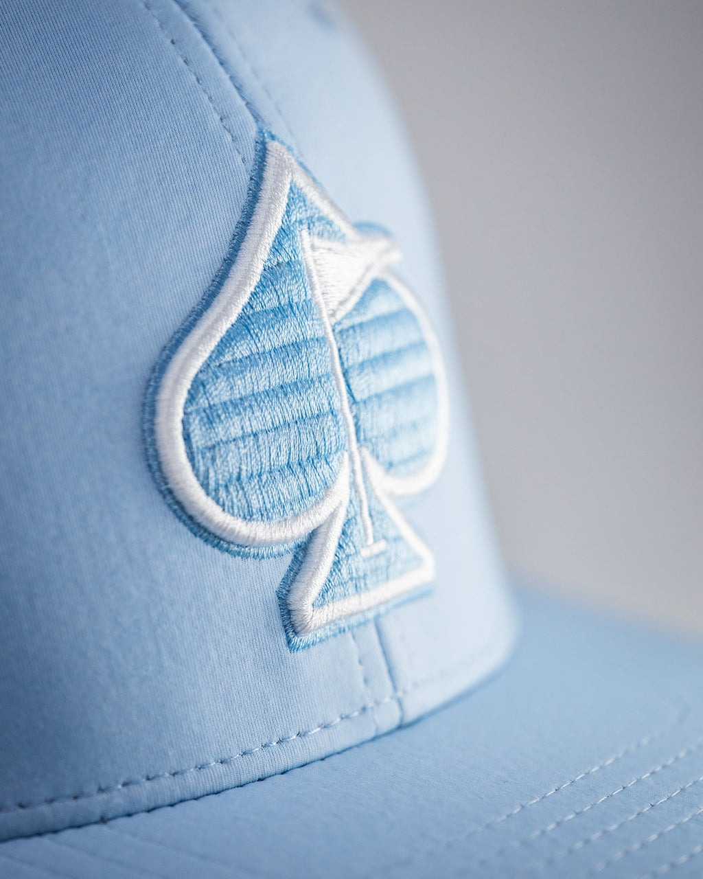 Performance Spade Hat - Carolina Blue – Pins and Aces, view 10