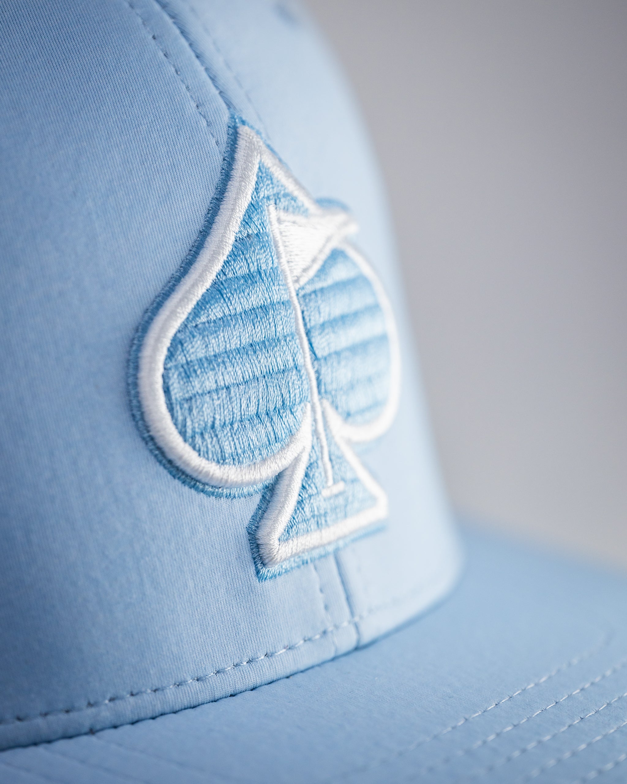 Performance Spade Hat - Carolina Blue – Pins and Aces, view 10