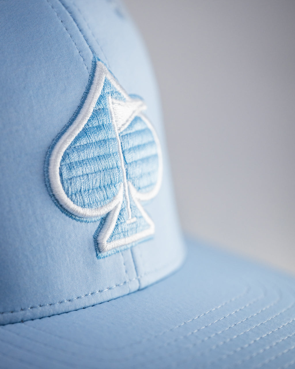 Performance Spade Hat - Carolina Blue – Pins and Aces, view 12