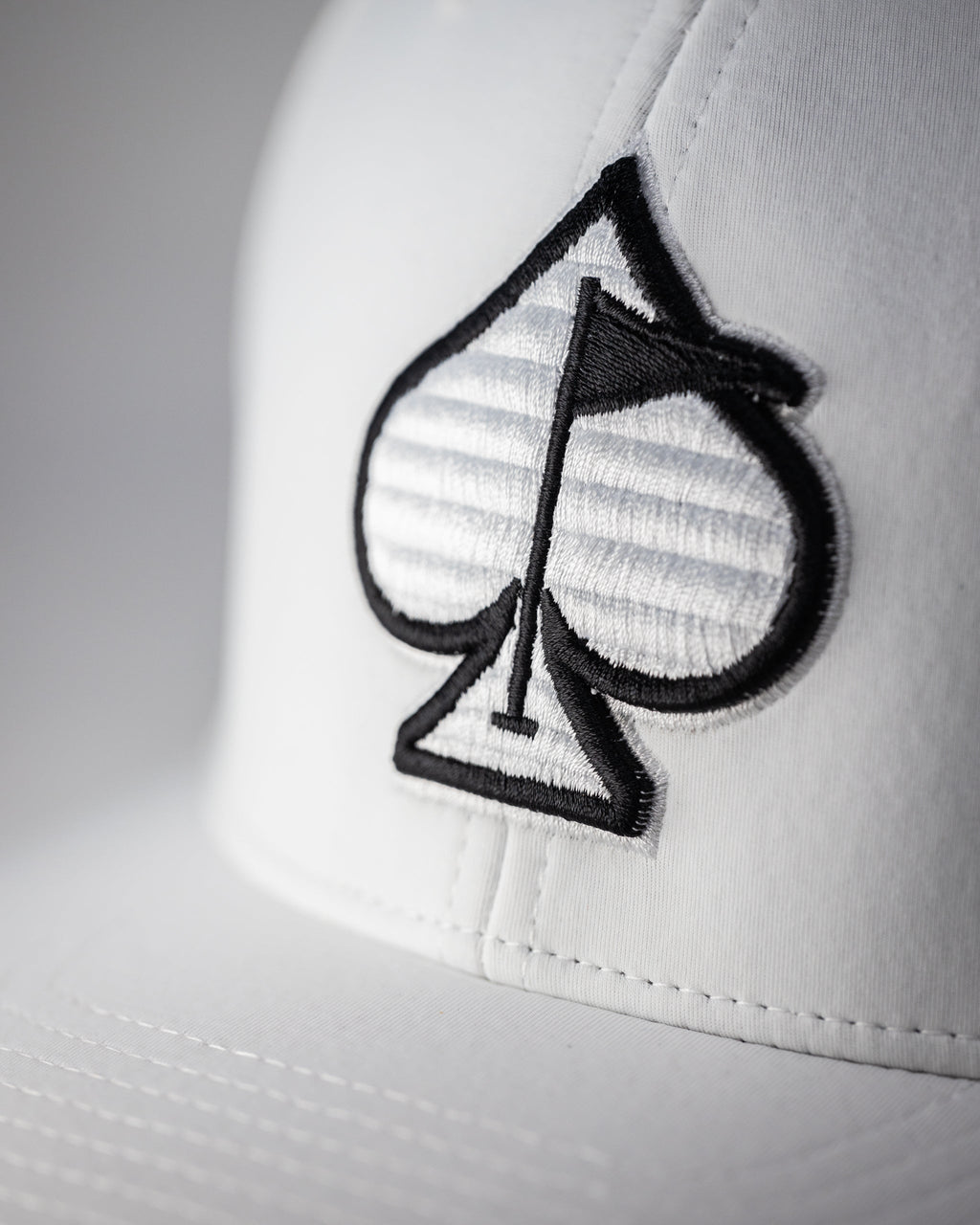 Performance Spade Hat - White – Pins and Aces, view 11
