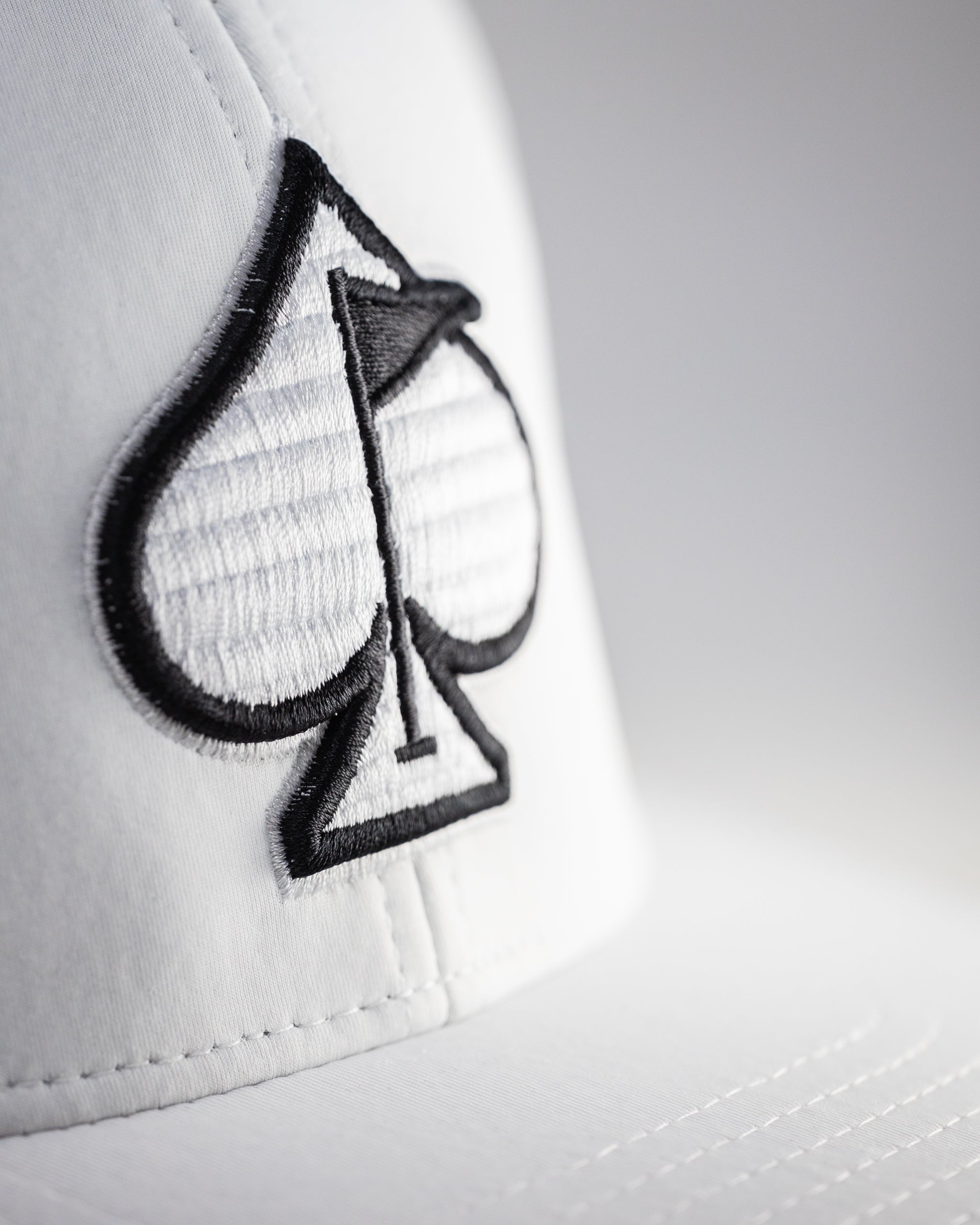 Performance Spade Hat - White – Pins and Aces, view 13