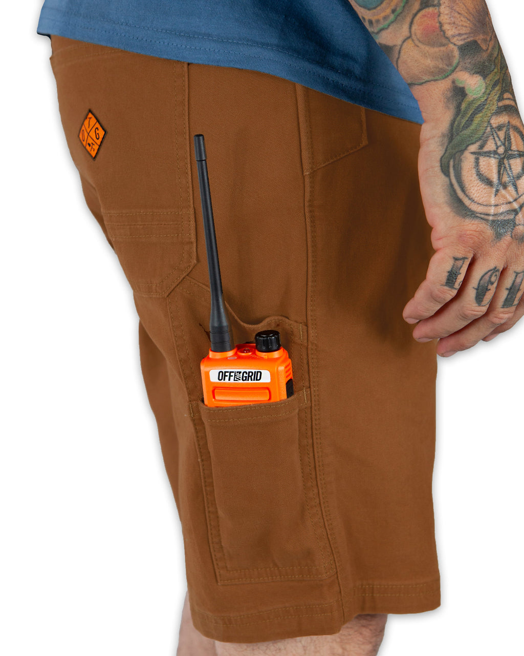 Off The Grid Surplus Havok Shorts 10" - TOB — in-use photo