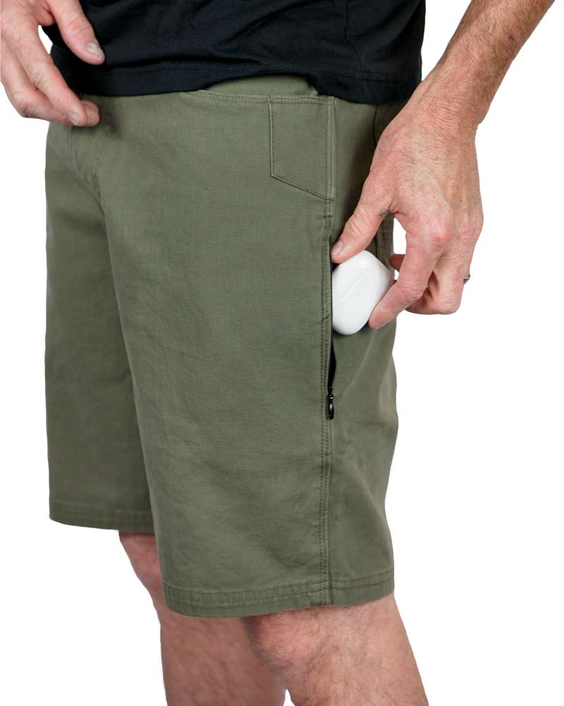 Off The Grid Surplus Havok Shorts 10" - Dark Olive — size reference