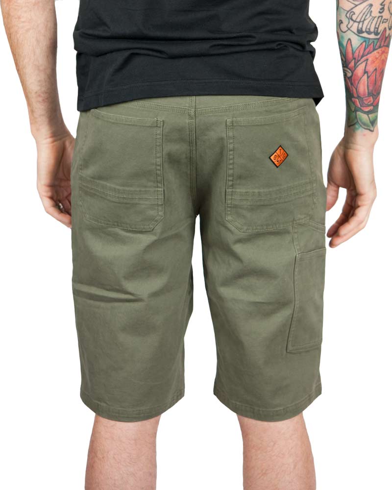 Off The Grid Surplus Havok Shorts 12" - Dark Olive — detail close-up