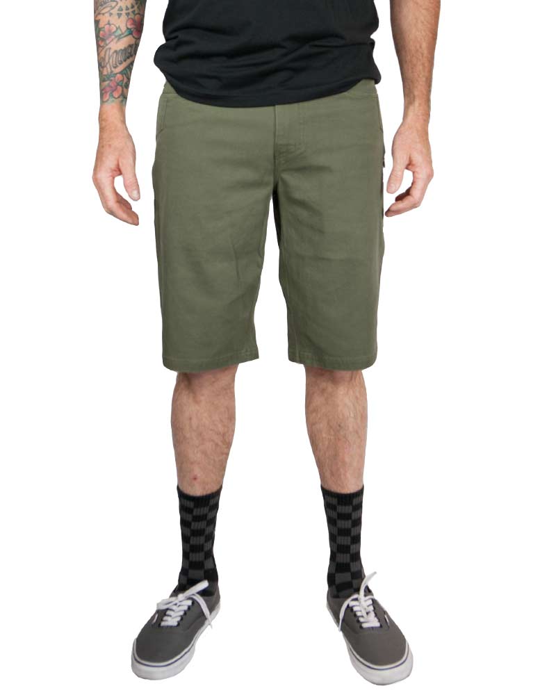 Off The Grid Surplus Havok Shorts 12" - Dark Olive — main product shot