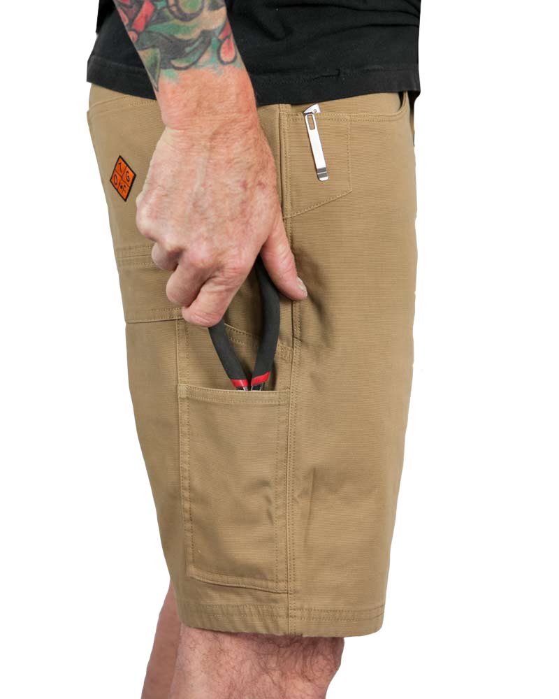 Off The Grid Surplus Havok Shorts 12" - Coyote — color detail
