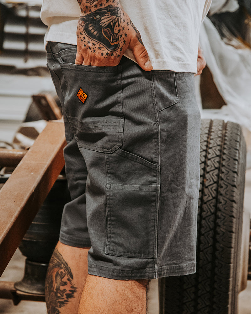 Off The Grid Surplus Havok Shorts 10" - Castlerock — detail close-up