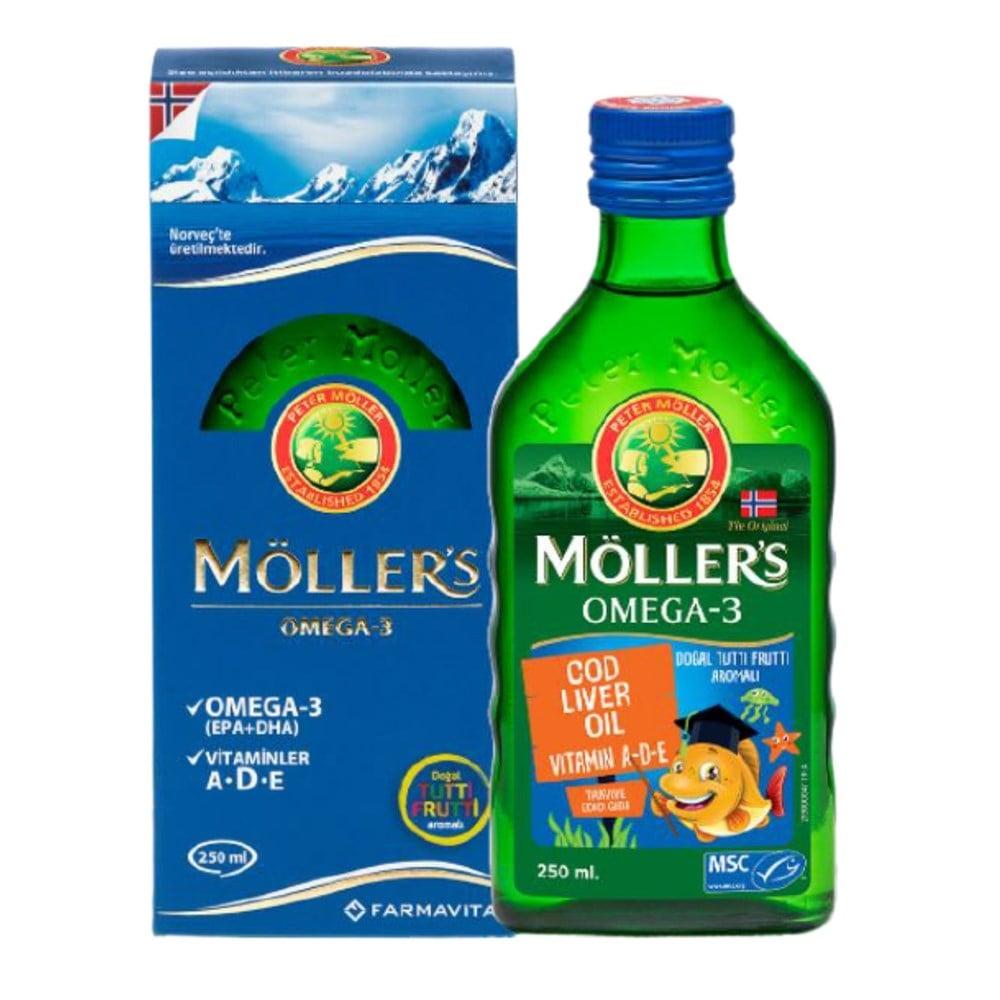 Möller's Omega 3 Fish Oil - Tutti Frutti Flavor | 250ml