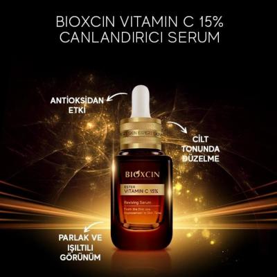 Bioxcin 15% Ester Vitamin C Serum - Revitalizing Skincare for All Skin Types with Niacinamide