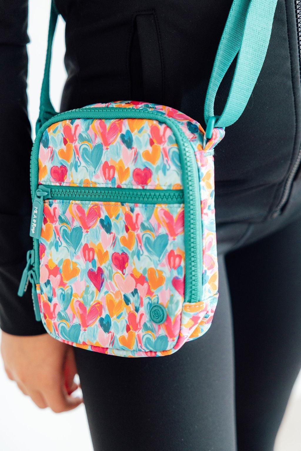 Mila & Rose ® Heart Hustle Crossbody Bag — detail close-up