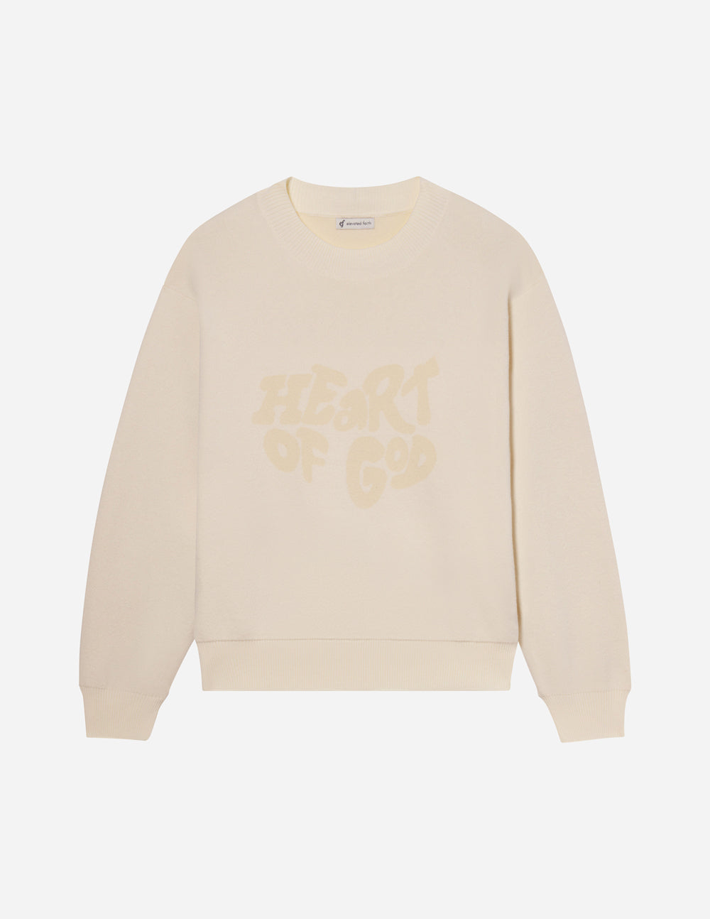 Elevated Faith Elevated Faith Heart of God Knit Sweater — comparison shot