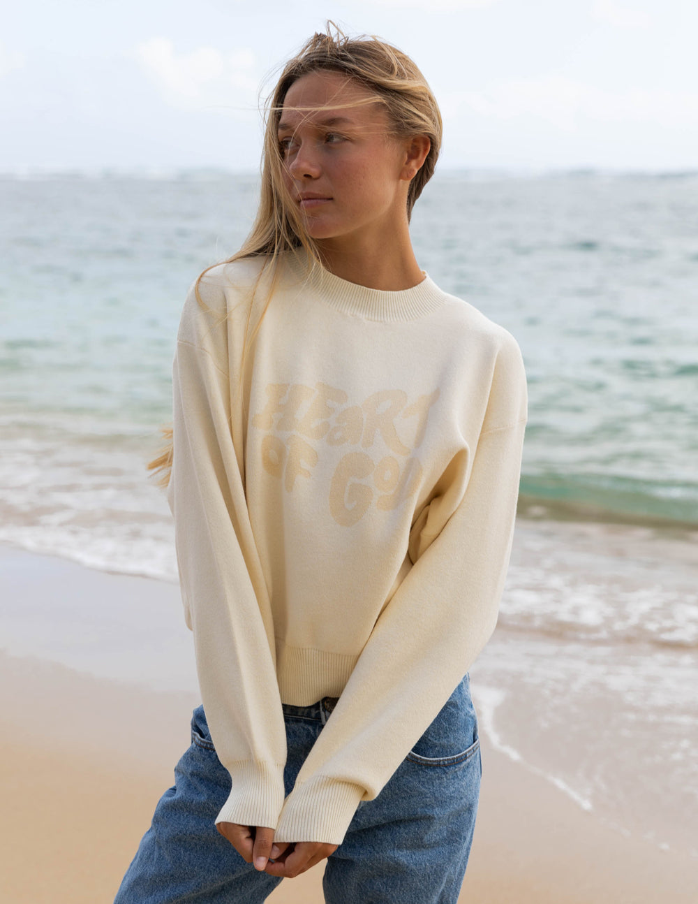 Elevated Faith Heart of God Knit Sweater — sweater category context