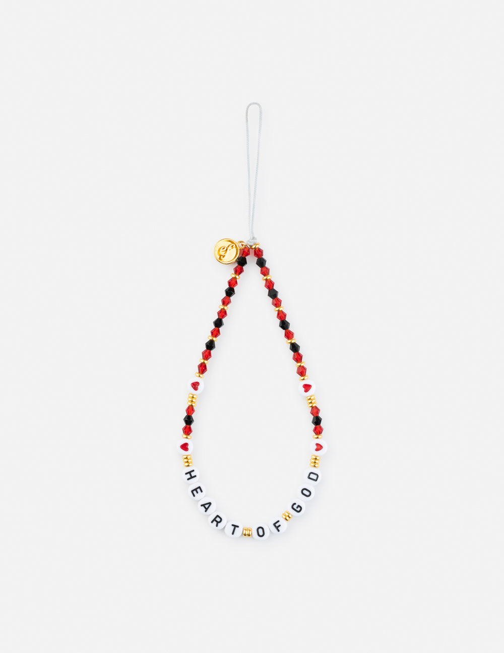 Elevated Faith Heart of God Phone Charm — side view