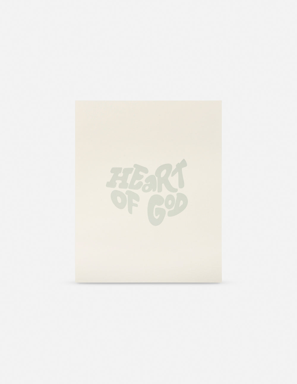 Elevated Faith Heart of God Print — main product shot