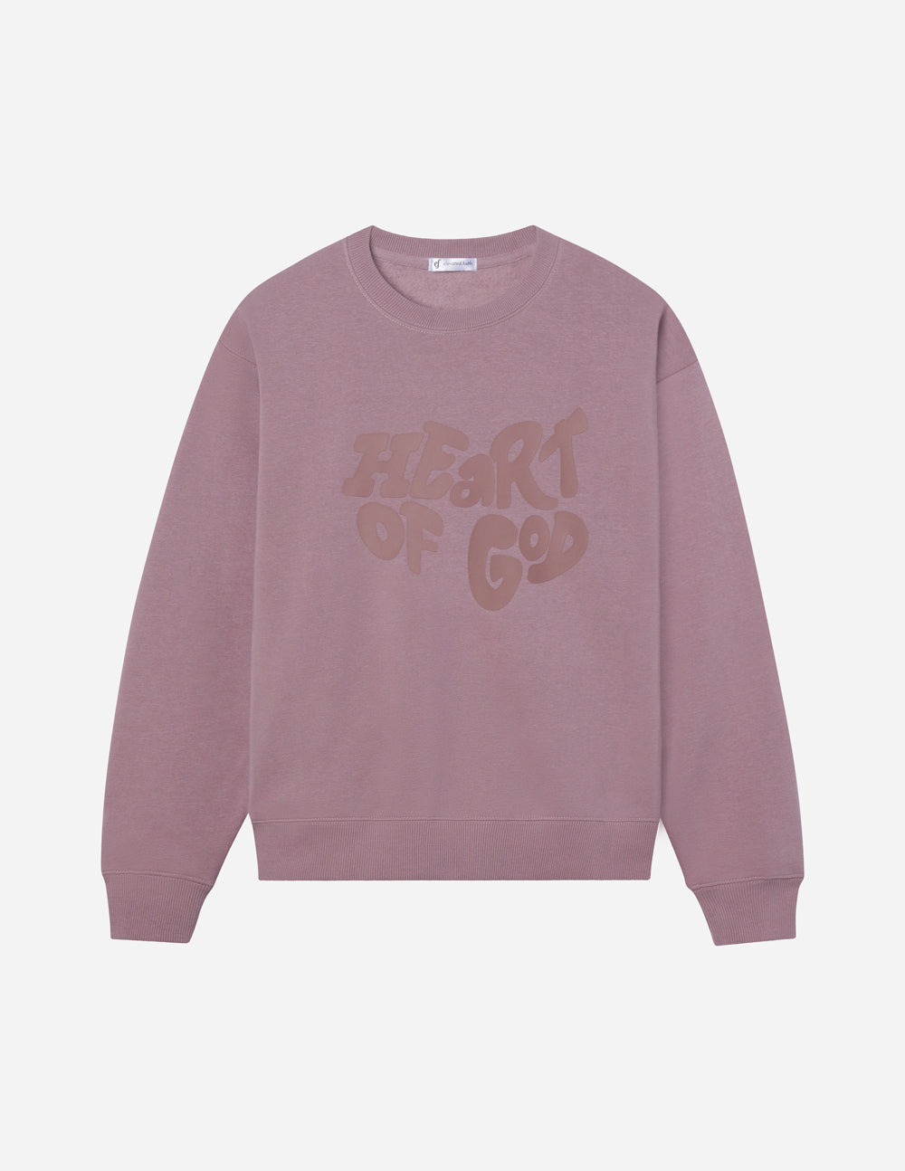 Elevated Faith Heart of God Unisex Crewneck — color detail