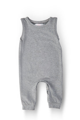 Heather Gray Tank One-Piece Jogger