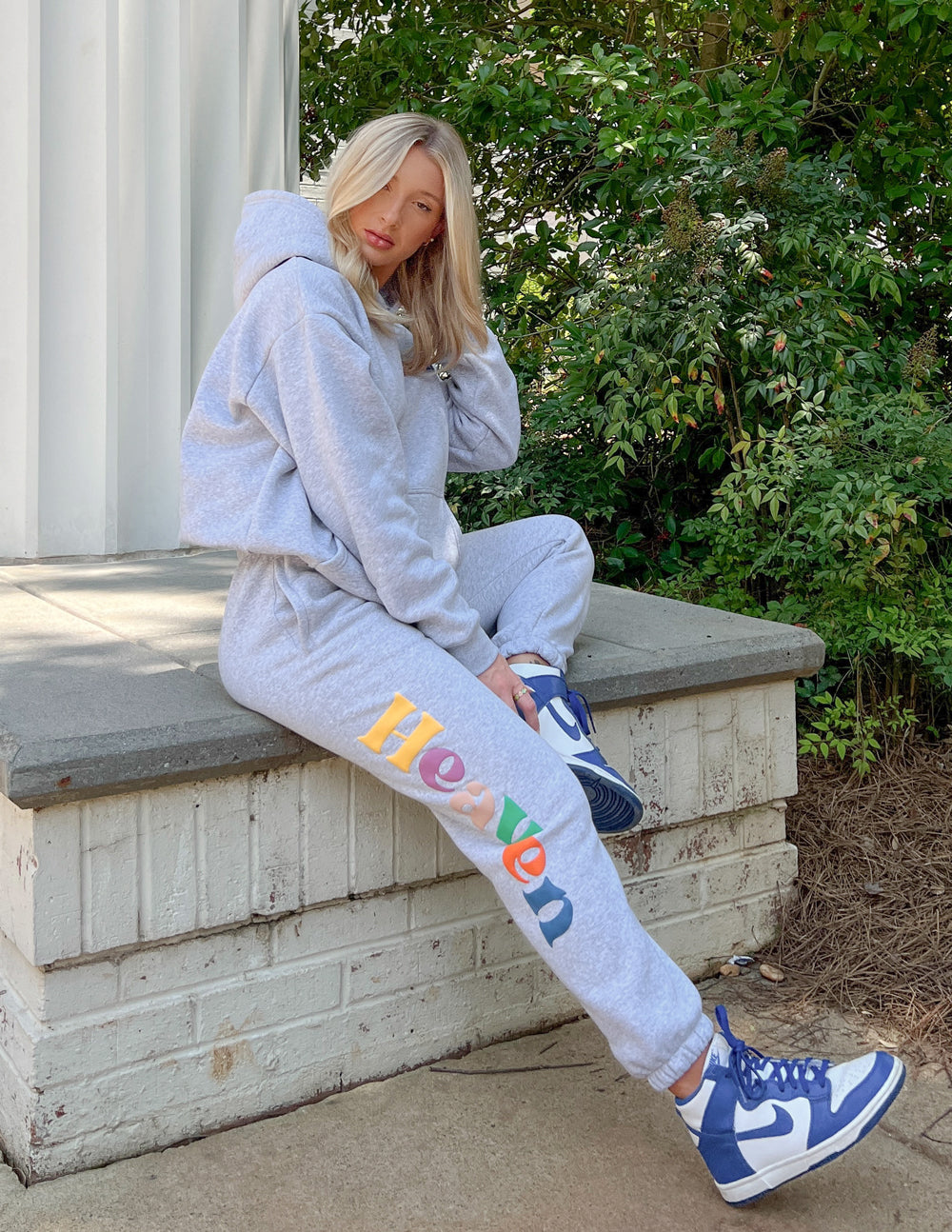Elevated Faith Heaven Heather Grey Unisex Sweatpant — detail shot 6