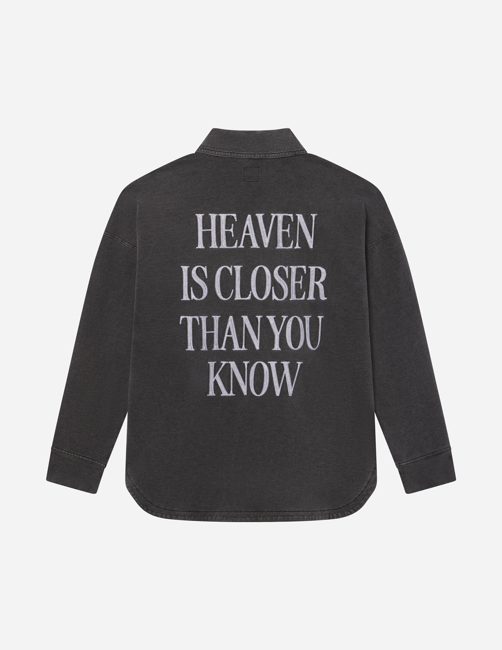 Elevated Faith Heaven Is Closer Shacket — feature highlight