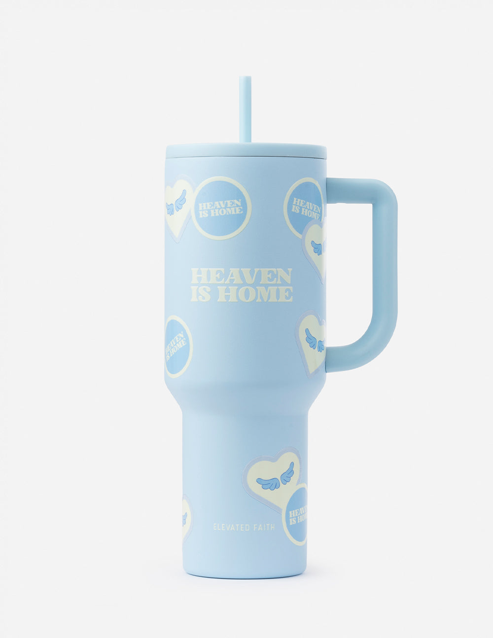 Elevated Faith Heaven Is Home 40 oz Ascend Tumbler — main product shot