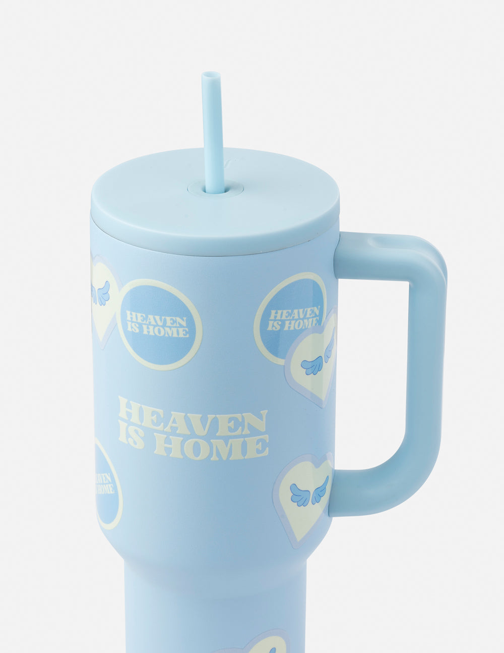 Elevated Faith Heaven Is Home 40 oz Ascend Tumbler — color detail