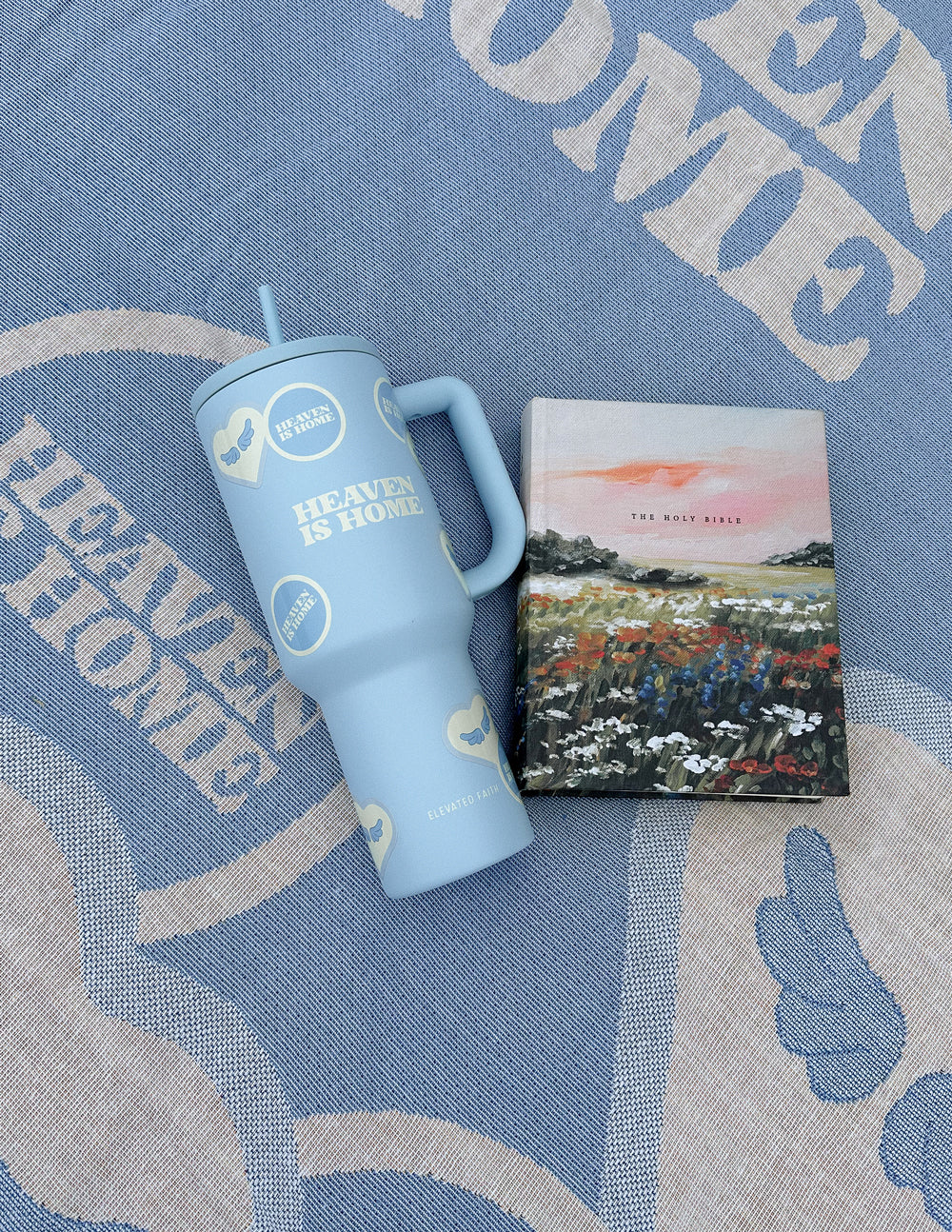 Elevated Faith Heaven Is Home 40 oz Ascend Tumbler — alternative angle