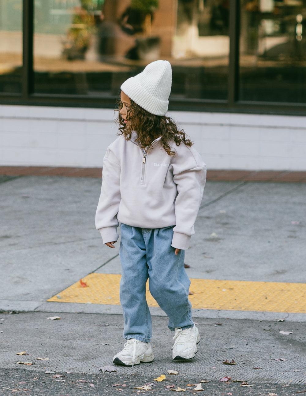 Elevated Faith Heaven Kids Half-Zip — kids jacket category context